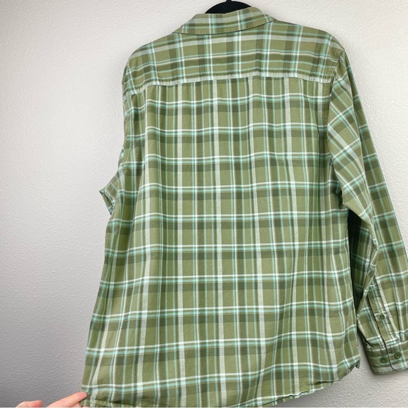 Mountain Hardwear Men's Large Plaid Collared Shirt Big Cottonwood Long Sleeve - Picture 13 of 16